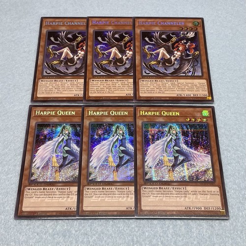 Yugioh harpie queen 3x - harpie,